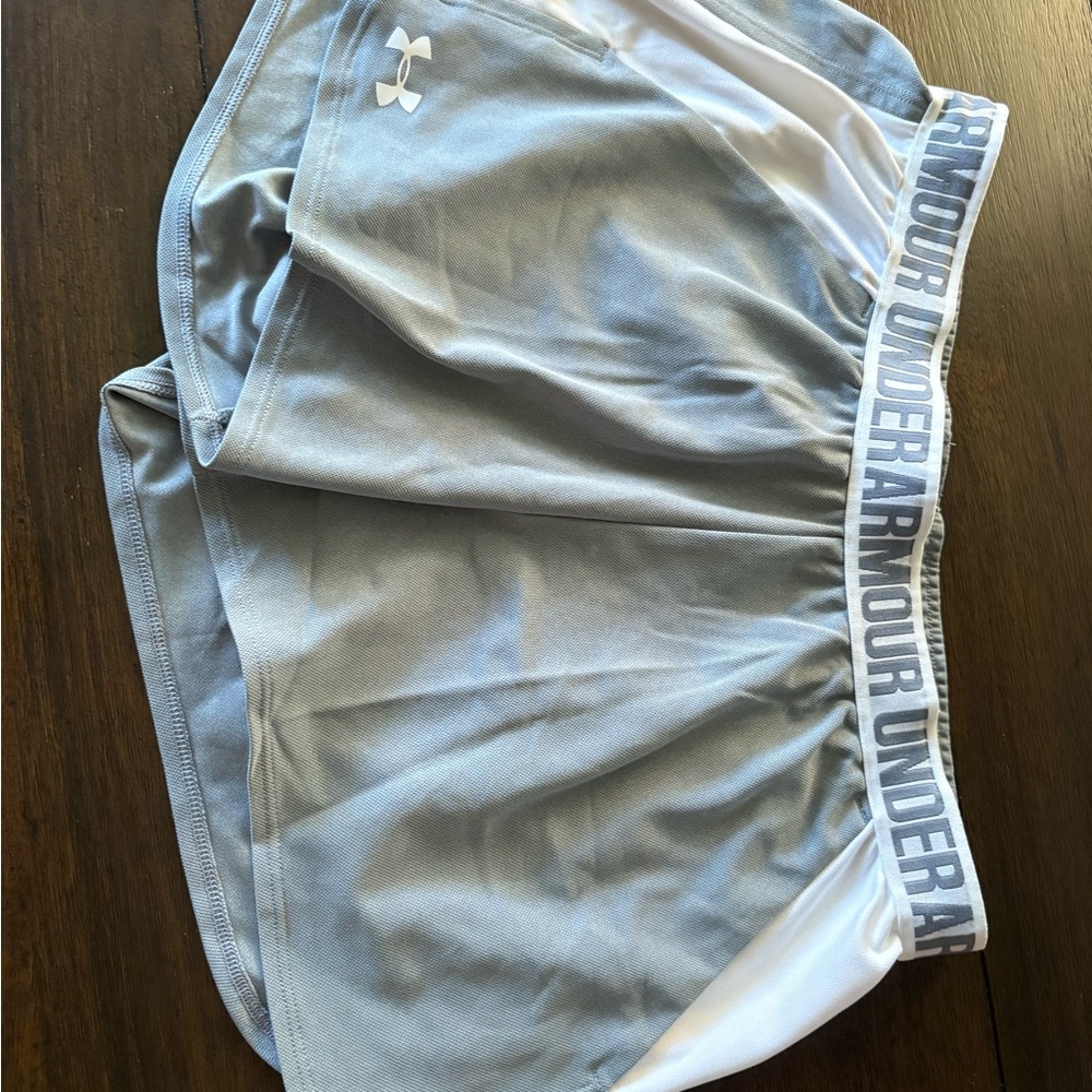 Under Armour Light Gray Performance Shorts